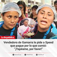 😱 🍽️ Además de la falta de pago, la vendedora contó que la multitud que  acompañaba a Speed causó daños en su puesto de comida, lo que perjudicó sus  ganancias. ▶️ https://bit.ly/3WMAkdA