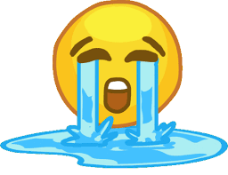 Crying Emoji Crying Sticker - Crying Emoji Crying Sad - Discover & Share  GIFs