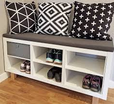 Kallax Bench And Shoe Rack In Scandi Style Bench Kallax Scandi Style Homedecoration Kallax Ikea Kallax Ikea Kallax Hack