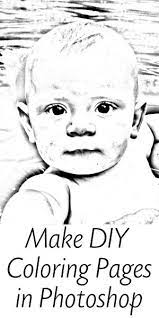 How To Make Personalized Coloring Pages With Photoshop Coloring Pages Coloring Books Coloring Book Pages
