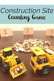 Construction Site Counting Game Creative Little Explorers Preschool Construction Transportation Preschool Community Helpers Preschool