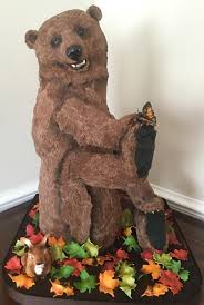 The grizzly bear (ursus arctos horribilis), also known as the north american brown bear or simply grizzly, is a large population or subspecies of the brown bear inhabiting north america. 19 Brown Bear Cakes Ideas Bear Cakes Animal Cakes Cupcake Cakes