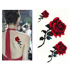Saw something that caught your simply browse an extensive selection of the best temporary tattoo rose and filter by best match or price to. Sexy Red Rose Design Women Waterproof Body Arm Art Temporary Tattoos Sticker Leg Flower Fake Tattoo Sleeve Paper Tips Tools From Cutecute 0 13 Dhgate Com