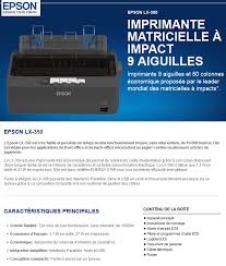 Home ink tank printers l series epson l355. Imprimante Matricielle A Impact Epson Lx 350 C11cc24031 Iris Ma Maroc