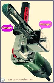 адаптер на болгарку для шлифовки и полировки труб купить Nasadka Na Bolgarku Dlya Shlifovki Lentochnyj Napilnik Drel Instrument Masterskaya