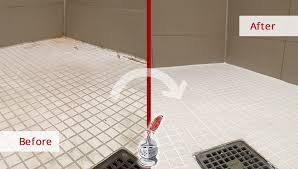Grout has the primary purpose of filling the spaces between the tiles, sides of the doors and frames in your shower, it holds the tiles and materials in your shower together. Our Grout Cleaning Service Rejuvenated A Shower Floor In Potomac Md