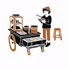 Section dedicated to animated gif whose theme food such as coffee, tea, sweets, sandwiches, pasta, spaghetti, hamburgers, hot dogs, fruit, apple, pear, banana and more. Centralais Food Court Branding On Behance Best Chicken Dishes Asian Street Food Branding