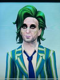 Beetlejuice character creation in The Sims 4 game