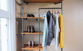 44 Diy Closet Ideas Built With Pipe Fittings Simplified Building
