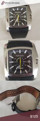 Mens Diesel Dz 1178 Only The Brave 5 Bar Watch This Is In Good Condition With Minor Wear A Mens Diesel Dz 1178 Black Leathe 5 Bar Things To Sell Black Leather