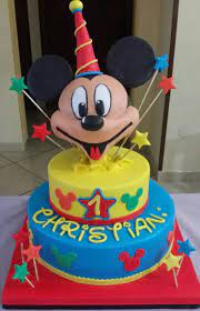 Micky Mouse Big Head For Christian Tanti Auguri