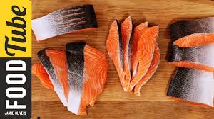 How To Fillet A Salmon Or Trout Jamie Oliver Salmon And Sweet Potato Jamie Oliver Recipes Jamie Oliver