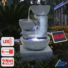 Solarbrunnen für den garten gibt es in vielen verschiedenen variationen und ausführungen. Gartenbrunnen Solar Springbrunnen Solar Brunnen Kaskade Garten Wasserspiel Led Ebay