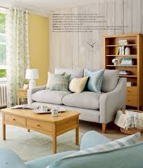 Perfect Living Room In The Laura Ashley Catalogue Grey Yellow And Blue With Oak Furniture Yellow Living Room Duck Egg Living Room Blue And Yellow Living Room