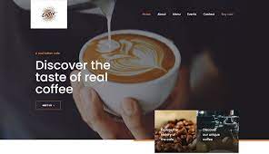 Great Cafe Websites With Modern Website Design