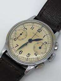 A Very Rare Vintage C1938 Marvin Dunlop Tyre Company Chronograph Wristwatch Vintage Watches Luxury Watches For Men Wrist Watch