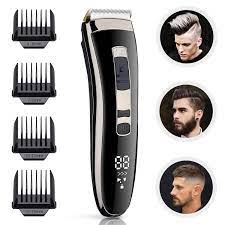 At 78 of an inch a 7 guard is best for buzzing your hair on top without the hassle of using scissors. Amazon Com Xhaus Hair Clippers Mens Professional Cordless Hair Trimmer Electric Haircut Kit Usb Rechargeable Ceramic Blade Hair Trimmer For Men Beauty