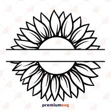 Check spelling or type a new query. Sunflower Outline Monogram Svg Premium Svg