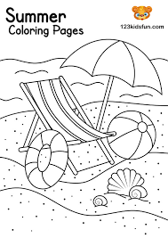 Jun 27, 2021 · these free coloring pages are great for your toddlers, preschoolers, kindergarteners, grade 1, and grade 2 students. Free Printable Summer Coloring Pages For Kids 123 Kids Fun Apps