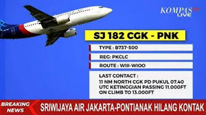 Pesawat sriwijaya air jatuh di kepulauan seribu ( jetphotos.com). P1iqdn23izdo2m