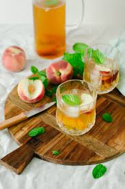 Ice Tea Peche Menthe Recette Maison Recettes De Boissons The Glace Recette Citronnade