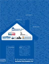 Share sensitive information only on official, secure websites. Foundations September 2015 By Rochester Area Builders Inc Issuu