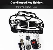 Amazon.com: MOOH Metal Car Key Holder with 6 Hooks - Unique ...
