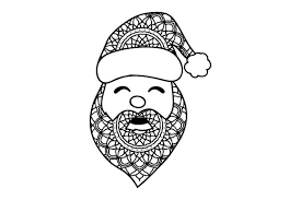 Download Santa Mandala Style Svg Cut File By Creative Fabrica Crafts Creative Fabrica SVG Cut Files