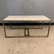 | 36 w uneven coffee table iron cage style base modern grey marble stone top. Iron Coffee Table With Stone Top Nadeau Indianapolis