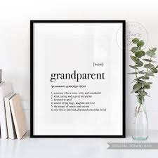 Grandparent Definition Printable Art Grandparents Etsy Grandparents Quotes Grandparent Gifts Diy Gifts For Men