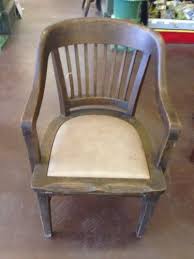 Vintage Jury Banker Courtroom Arm Chairs Chair Wooden Lawn Chairs Armchair