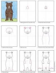 Draw A Standing Bear Art Projects For Kids Kids Art Projects Art Lessons Homeschool Art