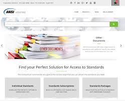 Standards At Your Fingertips Ansi Re Launches Webstore Ansi Org