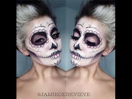 sugar skull makeup tutorial jamie