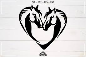 Horse Love Heart Valentine Svg Design By Agsdesign Thehungryjpeg Com