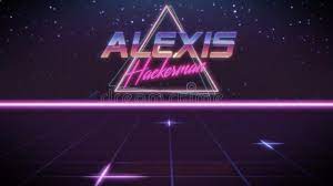 Nombre Alexis En Estilo Del Synthwave Stock De Ilustracion Ilustracion De Fondo Nantes 142603233