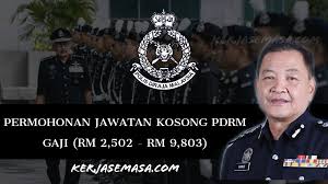 Moga ianya boleh dijadikan panduan buat mereka yang berminat untuk. Permohonan Jawatan Kosong Pdrm Rm 2 502 Rm 9 803 Kerjasemasa