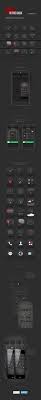 Nhn Camp Mobile Red In The Dark Icon Set Design On Behance Icon Set Design App Icon Design Icon Set