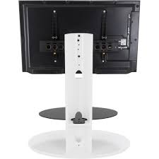 It features oval table top in mdf which is available in white color. Chepstow Affinity Oval Pedestal Tv Stand 930 Gloss White Black Glass Laptops Direct