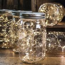 Mason Jar Fairy Lights Wide Mouth Quart Jars Warm White Lights Set Of 12 100 80 Mason Jar Fairy Lights White Fairy Lights Warm White Fairy Lights
