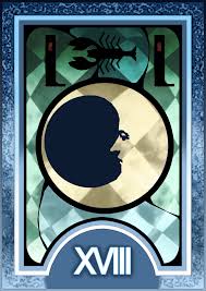 Persona 4, another in renown and award. Persona 3 4 Tarot Card Deck Hr The Moon Arcana By Enetirnel Tarot Card Decks Persona Tarot Cards Tarot
