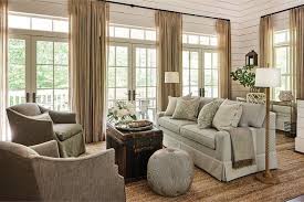 Check out our trunk coffee table selection for the very best in unique or custom, handmade pieces from our living room furniture shops. Light Gray Linen Skirted Sofa With Vintage Trunk Coffee Table Cottage Living Room