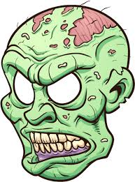 The_glorious_t and is about art, bone, cartoon, drawing, face. Zombie Stickers Messages Sticker 8 Zombie Head Zombie Cartoon Face Png Clipart Large Size Png Image Pikpng