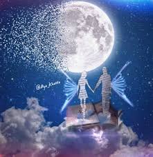I Love You To The Moon And Never Back Blue Merge By Aya Khalifa 237 Snow Globes Globe Decor