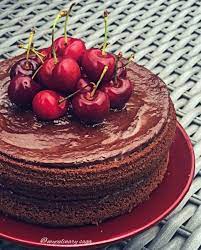 Chocolate Victoria Sponge Cake Layered With Chocolate Mousse And Topped With Chocolate Ganache Ch Chocolate Victoria Sponge Cake Victoria Sponge Sponge Cake