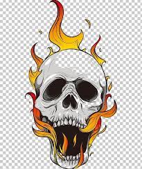 Flame Skull Computer File Png Adobe Illustrator Art Blue Flame Bone Cartoon Flame Skull Art Drawing Skulls Drawing Skull Illustration