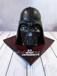 Darth Vader Talking Cake Cake By Dinkylicious Cakes Star Wars Cake Darth Vader Cake