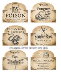 Free printable pill bottle labels. Free Printable Halloween Bottle Labels And Potion Labels Holidappy