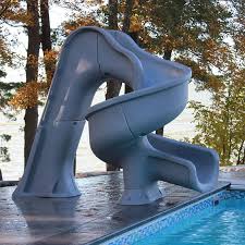 Sr smith vortex slide ladder: Sr Smith Vortex Pool Slide Full Tube With Ladder Blue