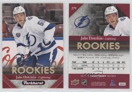 Earn 3% on eligible orders of tampa bay lightning gear at fanatics. 2017 18 Upper Deck Parkhurst 279 Jake Dotchin Tampa Bay Lightning Rookie Card Eishockey Scribeemr Sammeln Seltenes
